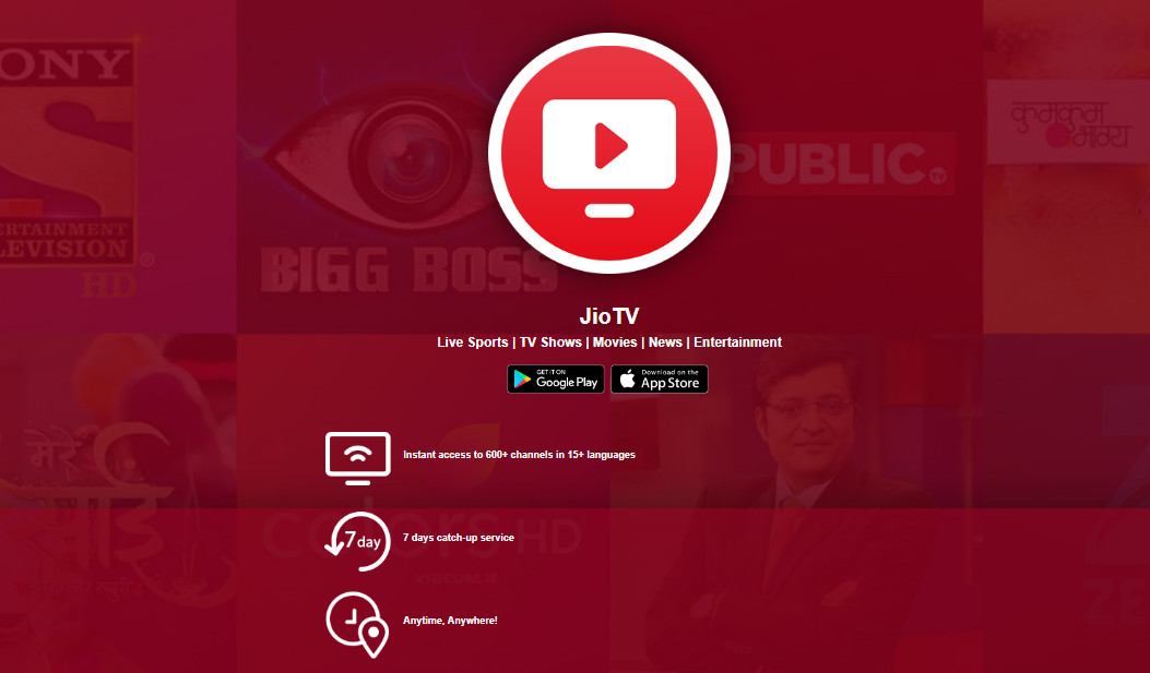 jio tv app for pc download