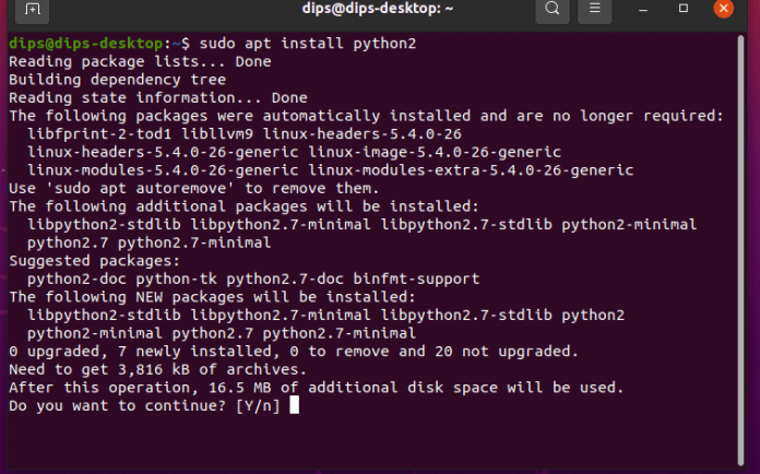 Install Python 2 And Pip On Ubuntu 20 04 Youtube Riset