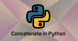 Concatenate Intiger and string in Python